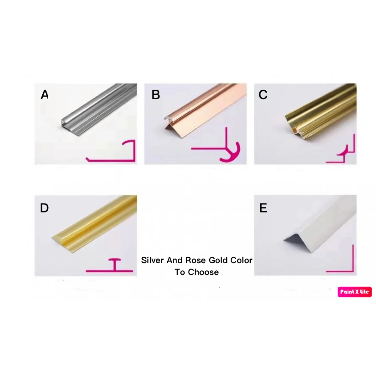 Aluminum Trimming Decorative Line 4mm - Kat Mar Sports LLC