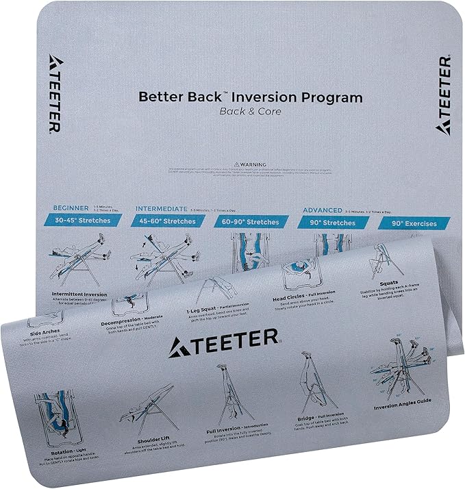 Teeter Better Back Inversion Program Mat - Kat Mar Sports LLC