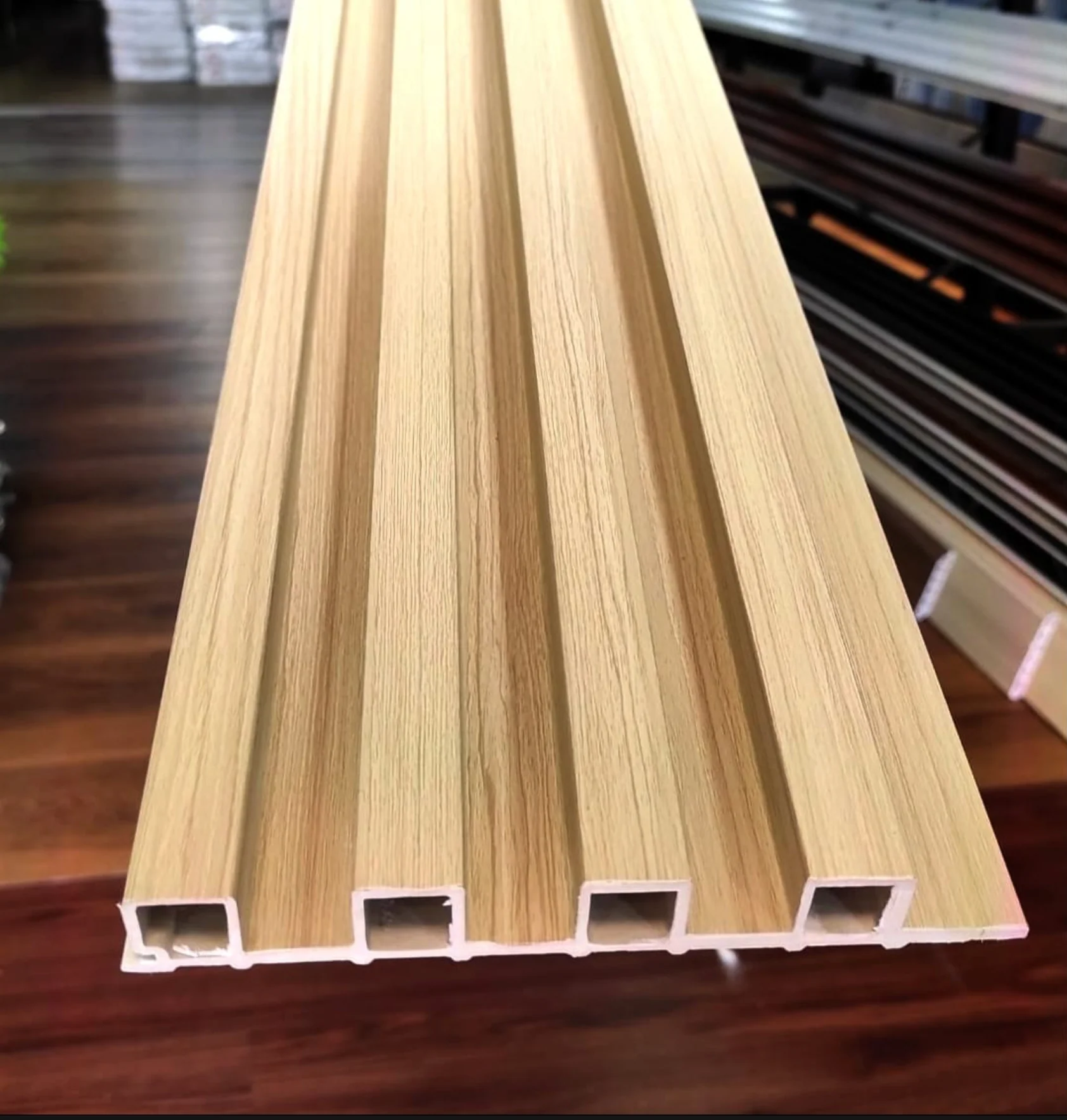 Fluted Panels 150x3000mm WPC Slated Wall Panel - Wooden - Kat Mar Sports LLC