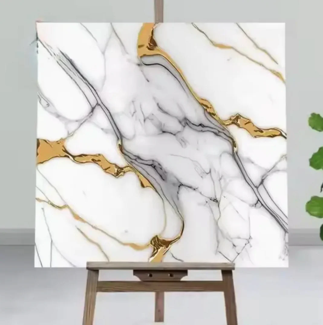 10pcs of PVC golden grey wall tiles sticker -30x30 cm - Kat Mar Sports LLC