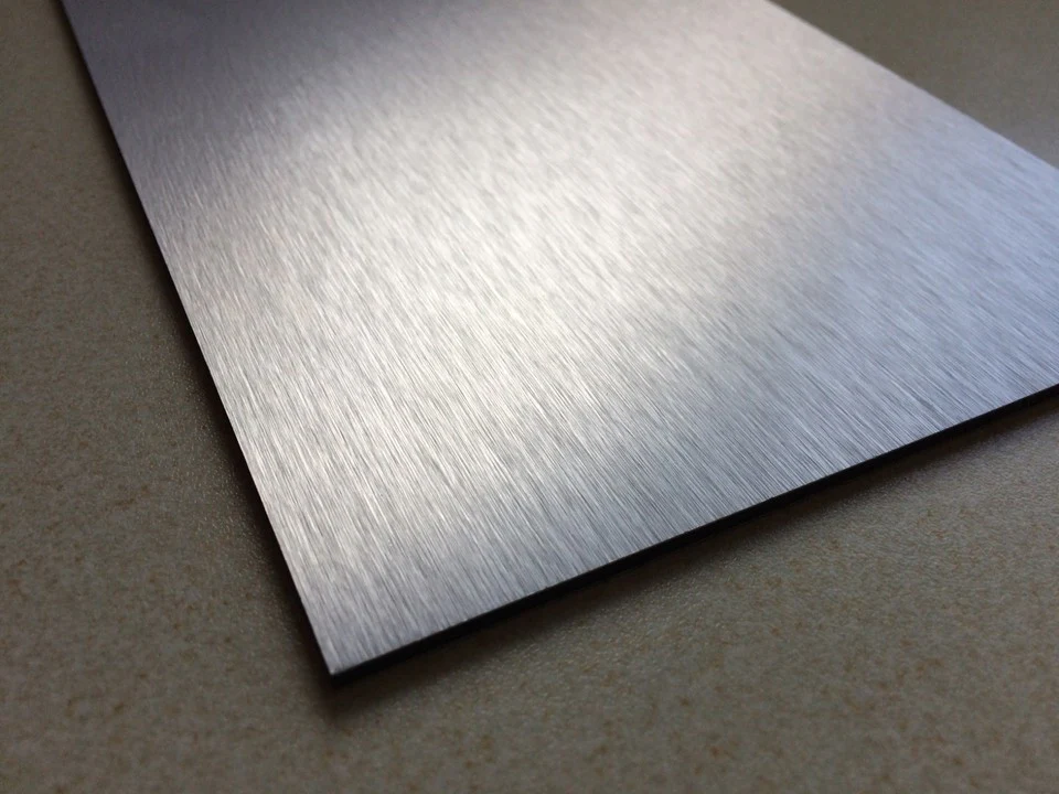 Aluminum Composite Panel ACM Sheet - A1220 Brushed Silver - Kat Mar Sports LLC