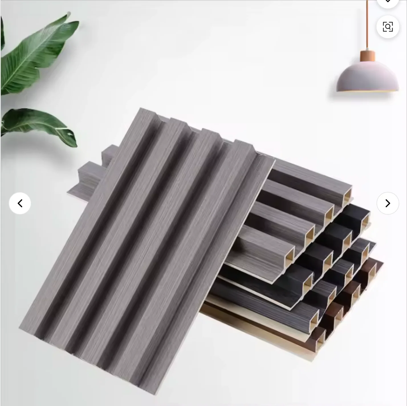 Fluted Panels 150x3000mm WPC Slated Wall Panel - Grey - Kat Mar Sports LLC
