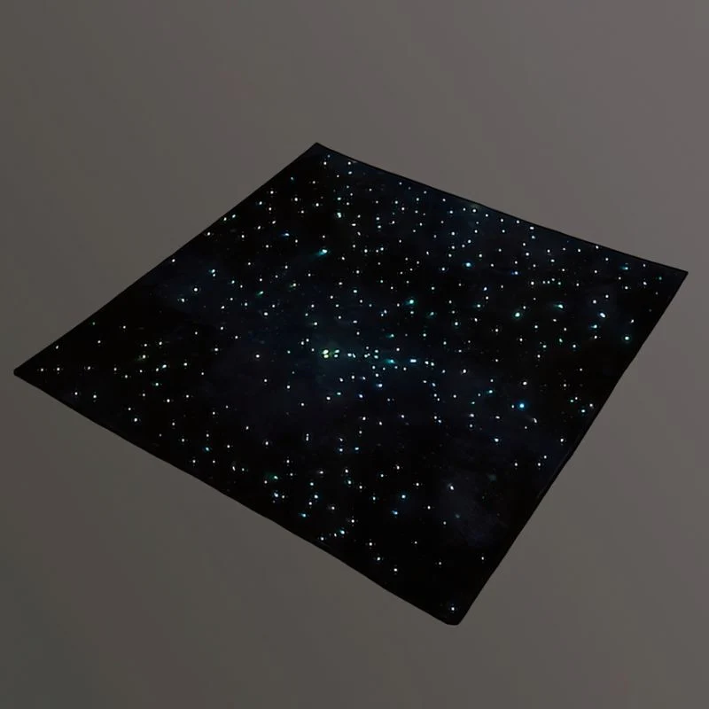 TTS Rechargeable Fiber Optic Sparkle Rug - 100cm - Kat Mar Sports LLC