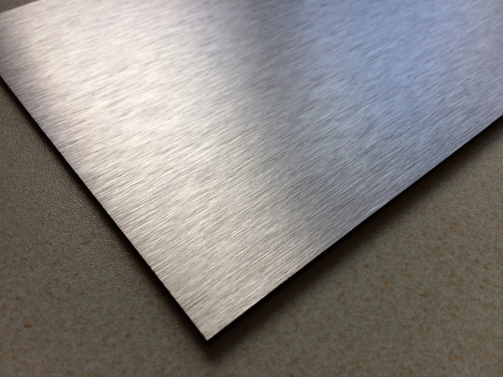 Aluminum Composite Panel ACM Sheet - A1220 Brushed Silver - Kat Mar Sports LLC