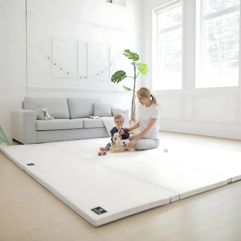 Licoco Play Mat Ivory / Gray 200x140 - Kat Mar Sports LLC