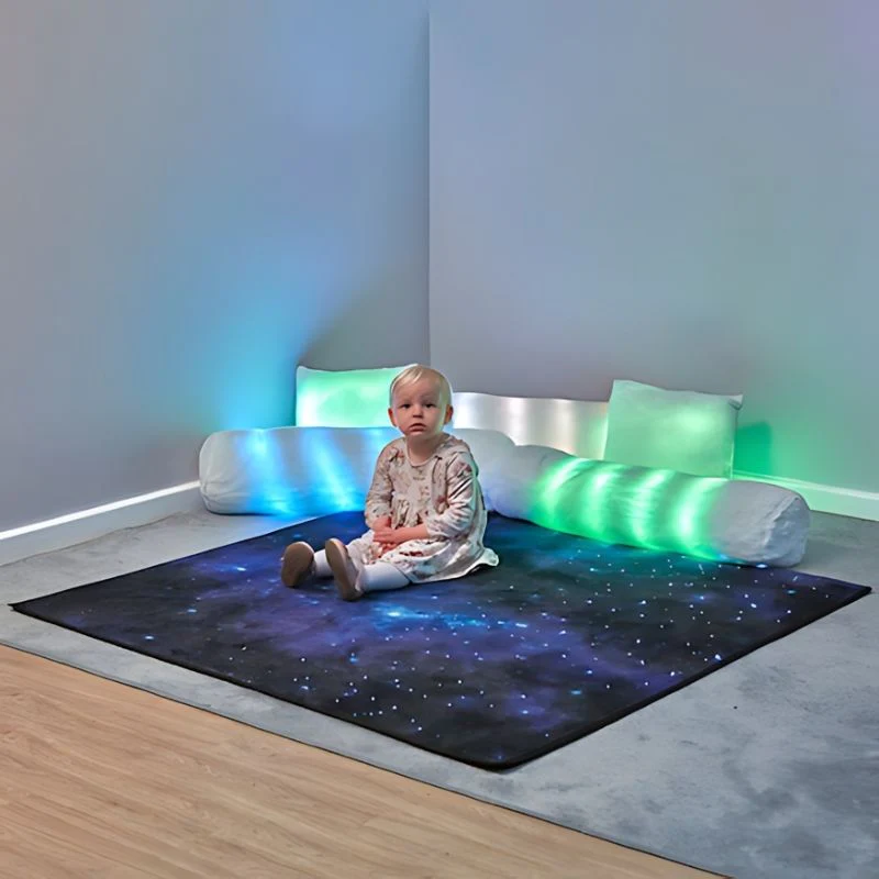 TTS Rechargeable Fiber Optic Sparkle Rug - 100cm - Kat Mar Sports LLC