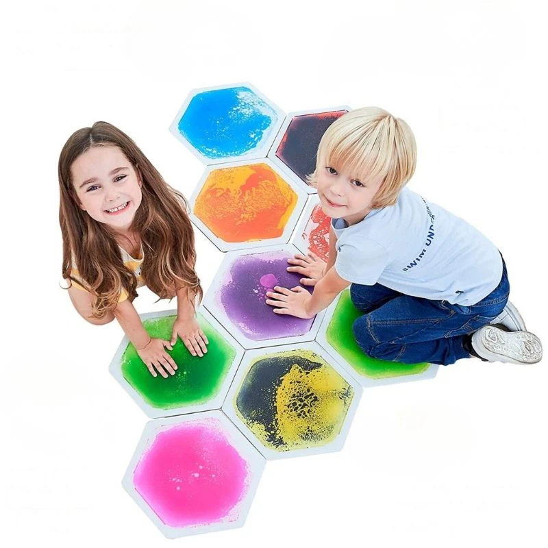 TFH Hexagon Liquid Floor Tiles - 9 Set - Kat Mar Sports LLC
