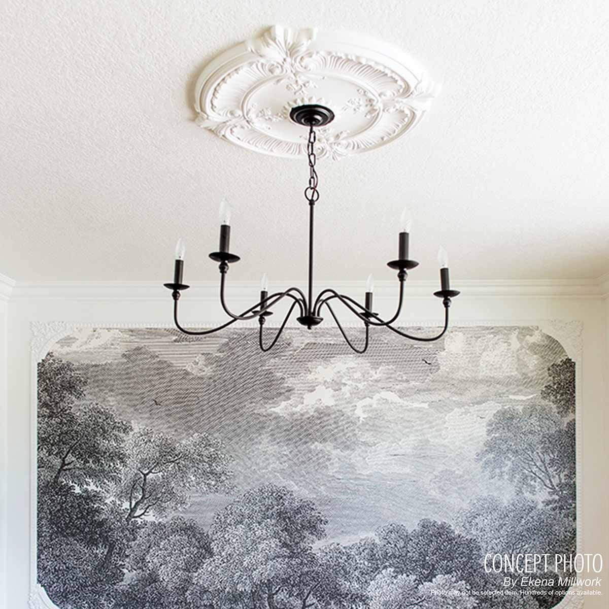 New Flower Ceiling Medallion - 760mm - Kat Mar Sports LLC