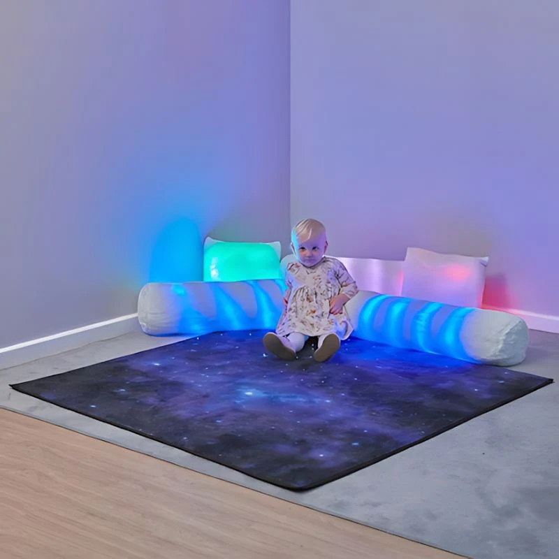 TTS Rechargeable Fiber Optic Sparkle Rug - 100cm - Kat Mar Sports LLC