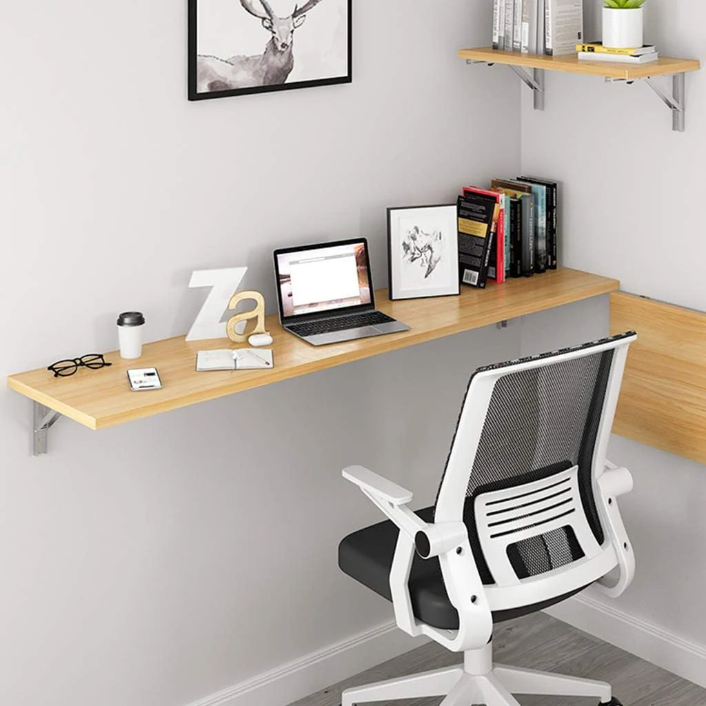 Folding table Wall Mounted Stainless Steel Folding Triangle Shelf Pair - Kat Mar Sports LLC